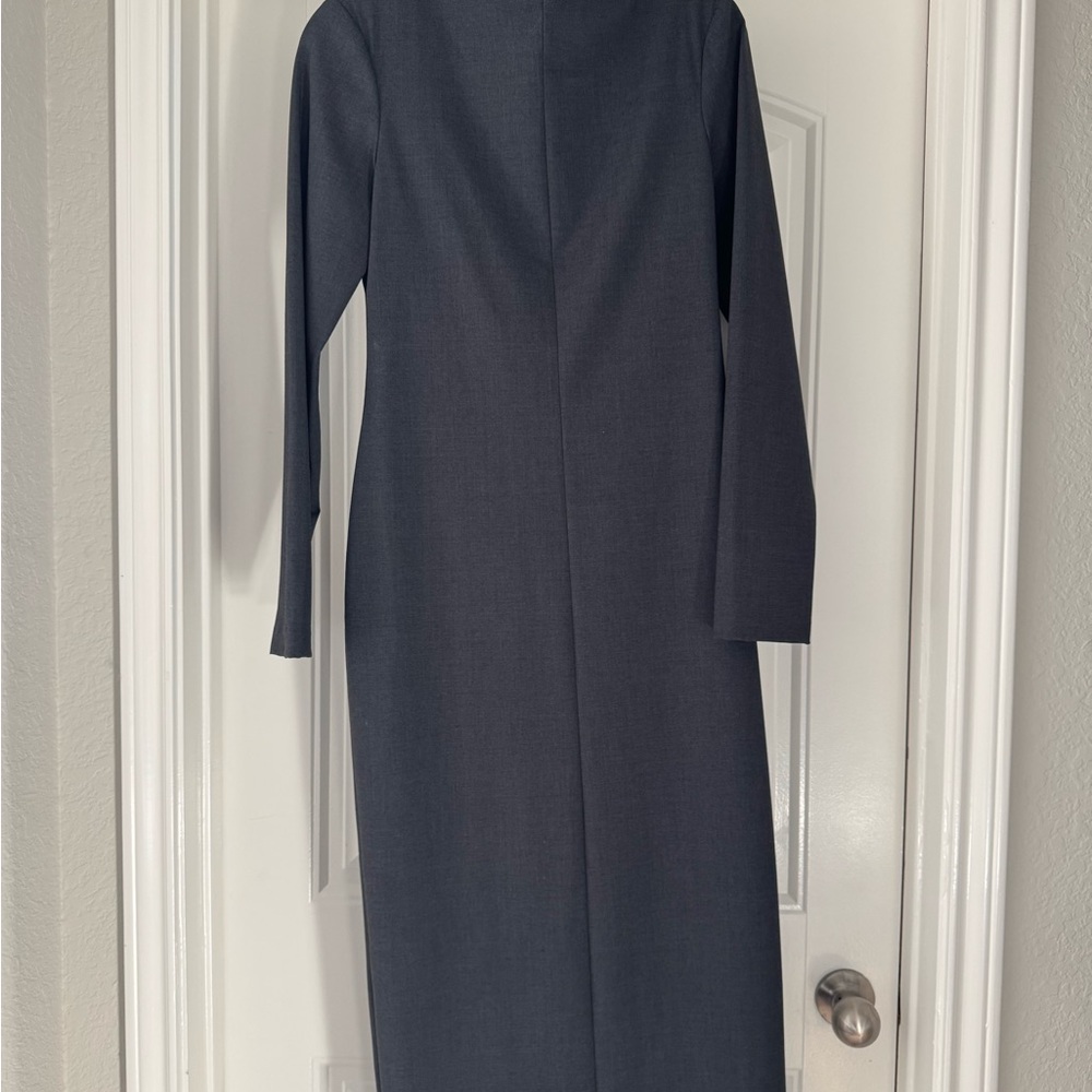 Zara Charcoal Long Sleeve Dress